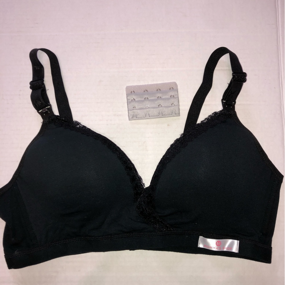 Mamas Shop | Black Maternity Nursing Bra | Size L